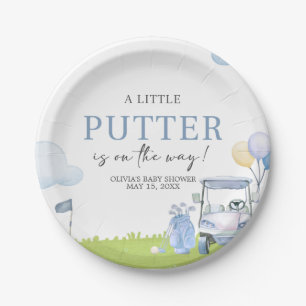 Eine kleine Putter-Golf-Baby-Party Pappteller