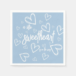 Eine kleine Schatz-Baby-Jungen-Party Serviette