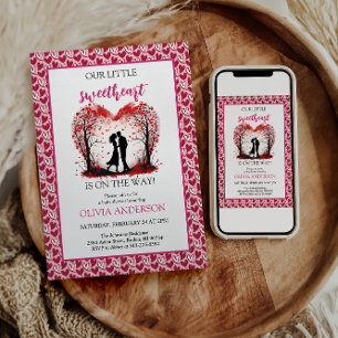 Eine kleine Schatz-Valentinsparty  Einladung