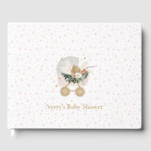 Eine kleine Snowflake-Babydusche Gästebuch