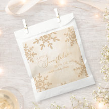 Eine kleine Snowflake Winter Wonderland Baby Dusch