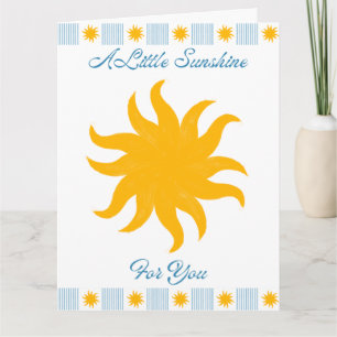 Eine kleine Sonne für dich Karte
