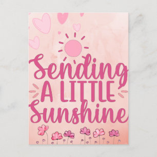 Eine kleine Sonnenschein-Postkarte senden Postkarte