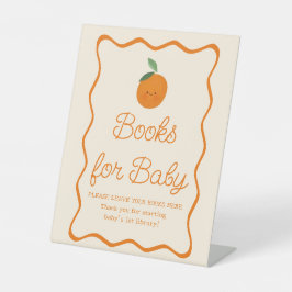 Eine kleine Süsse Babydusche Bücher für Baby Sockelschild