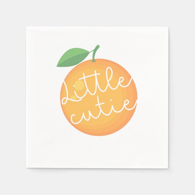 Eine kleine Süsse, Babydusche, geschlechtsneutral, Serviette (Vorderseite)