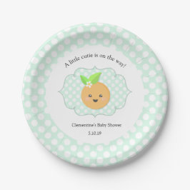 Eine kleine Süsse | Clementine Baby Dusche Pappteller
