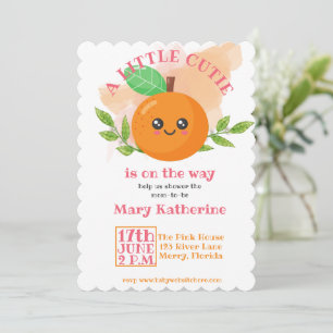 Eine kleine Süsse ist unterwegs Einladung