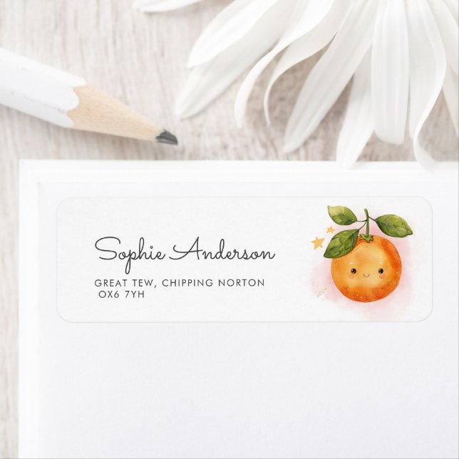 Eine kleine Süsse ist unterwegs mit einer orangefa (Insitu)