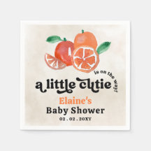 Eine kleine Süsse ist unterwegs mit einer orangefa