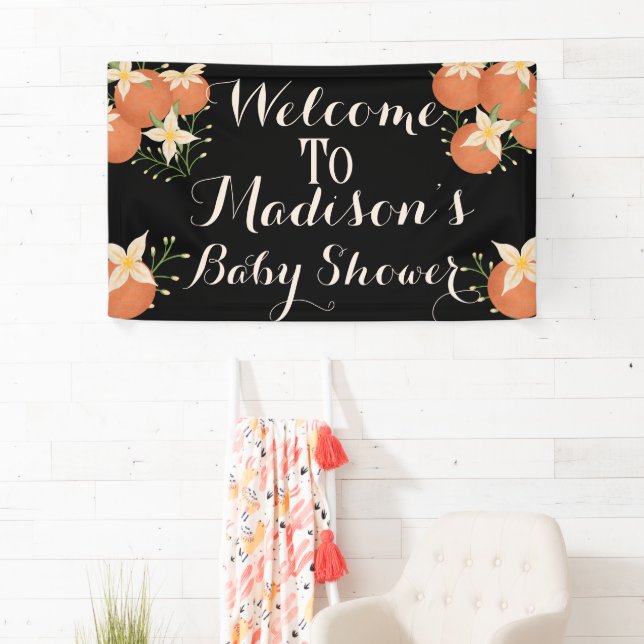 Eine kleine Süsse ist unterwegs - Orangenblussel Banner (Insitu)