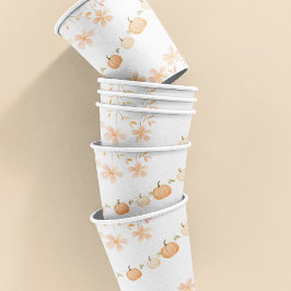 Eine kleine Süsse Kuchen backt | Babyparty Pappbecher