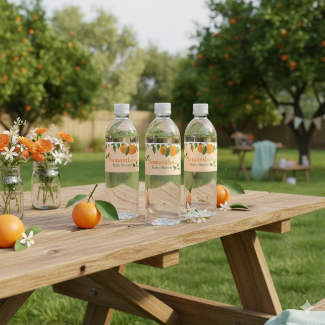 Eine kleine Süsse Orange Babydusche (Von Creator hochgeladen)