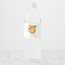 Eine kleine Süsse Orange Clementine Baby Dusche