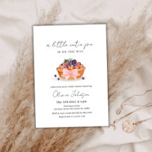 Eine kleine Süsse Pie Berry Bow Babydusche