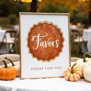 Eine kleine Süsse Pie Fall Baby Dusche Favorit Sch Poster