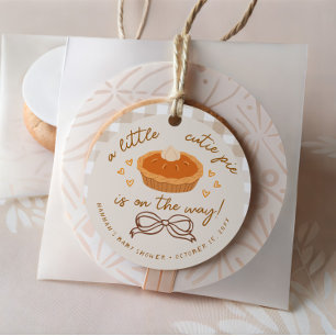 Eine kleine Süsse Pie ist unterwegs Geschenkanhänger