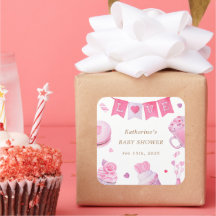 Eine kleine süße Pink-Babydusche