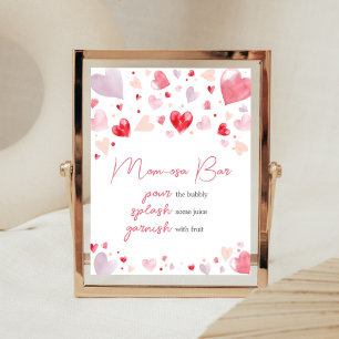 Eine kleine süße Valentine Mama Osa Bar Poster