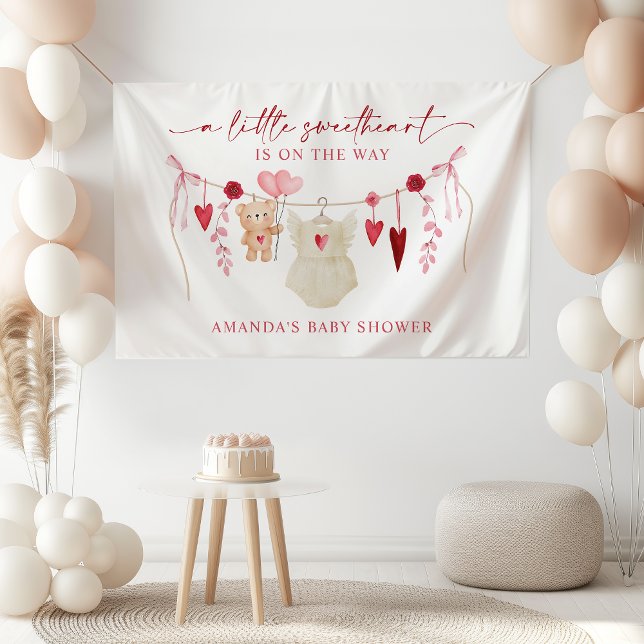 Eine kleine, süße Valentinin's Babydusche Banner (Von Creator hochgeladen)