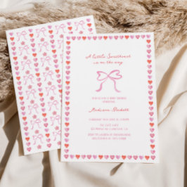 Eine kleine süße Whimsical Baby Dusche Einladung