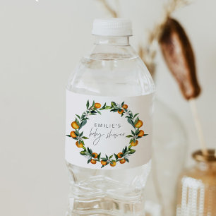 Eine kleine Süsse Zitrus Orange Fruit Baby Dusche