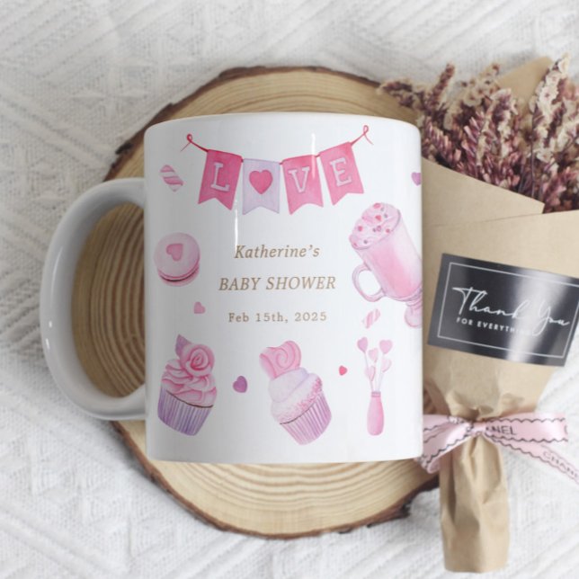 Eine kleine Sweetheart Baby-Dusche Kaffeetasse (Von Creator hochgeladen)