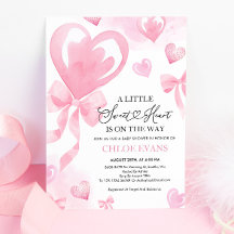 Eine kleine Sweetheart Valentine Baby Dusche
