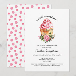 Eine kleine Sweetheart Valentine Baby Dusche Einladung