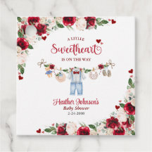 Eine kleine Sweetheart Valentine Boy Baby Dusche