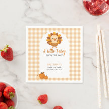 Eine kleine Truthahn-Baby-Party zum Erntedankfest
