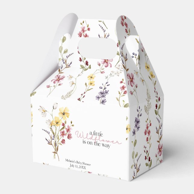 Eine kleine Wildblume befindet sich auf der "Way S Geschenkschachtel (Vorderseite)