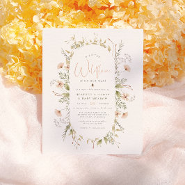 Eine kleine Wildblume Boho Girl Babydusche Budget