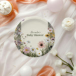 Eine kleine Wildblume Boho Nature Pappteller<br><div class="desc">Vervollständigen Sie Ihre Babydusche mit unserem Baby in Bloom Blush & Aquamarin Spring Floral Shower Paper Teller. Diese Teller sind mit feinen, blüten und aquamarinen Aquarellblumen gestaltet und sorgen für eine frische und raffinierte Touch. Diese Teller eignen sich ideal für eine Babydusche im Frühling oder im Garten, um die Schönheit...</div>