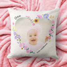 Eine kleine Wildblume Girls erste Geburtstagsflora