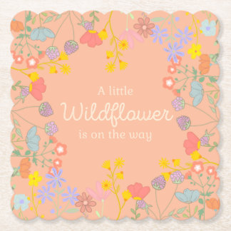 Eine kleine Wildblume ist auf dem Weg Party Unters Untersetzer