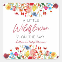 Eine kleine Wildblume ist auf dem Weg zur Babydusc