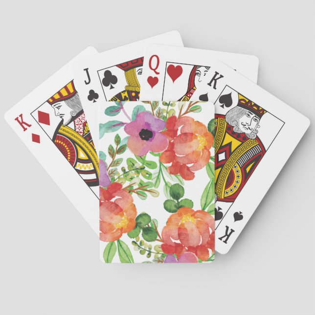 Eine kleine Wildblume ist unterwegs! Spielkarten (Rückseite)