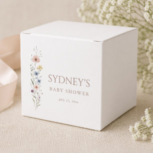 Eine kleine Wildblume Neutrale Babyparty Geschenkschachtel