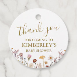 Eine kleine Wildblume Wild Blume Kinderdusche Geschenkanhänger