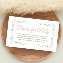 Eine kleine Wildblumen-Baby-Shower-Bücher für Baby