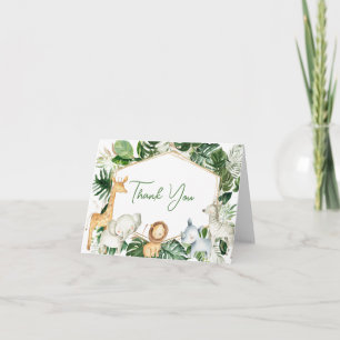 Eine kleine wilde Baby Shower Dankeskarten Dankeskarte
