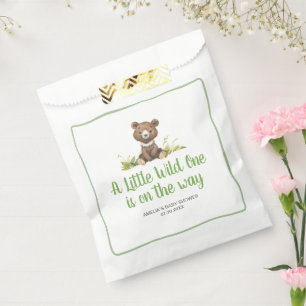 Eine kleine wilde Bären-Babyparty Geschenktütchen