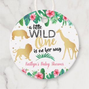 Eine kleine wilde ist auf dem Weg Mädchen Babydusc Geschenkanhänger