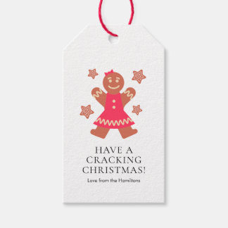 Eine knackige Weihnachtsdame Geschenkanhänger