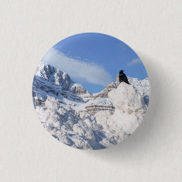 Eine Kneipe am Crowfoot Mountain Alberta Kanada Button