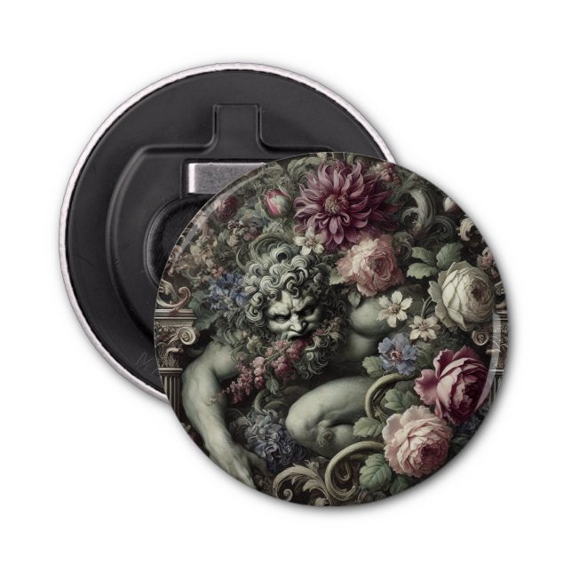 🎭 Eine Kolossalkomödie - gotisch Viktorianisch Flaschenöffner (Vorderseite)