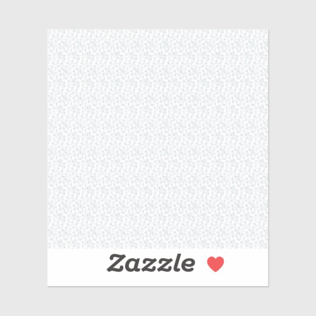 Eine komplett weiße, funkellose Oberfläche füllt d Aufkleber (Blatt)