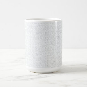 Eine komplett weiße, funkellose Oberfläche füllt d Kaffeetasse