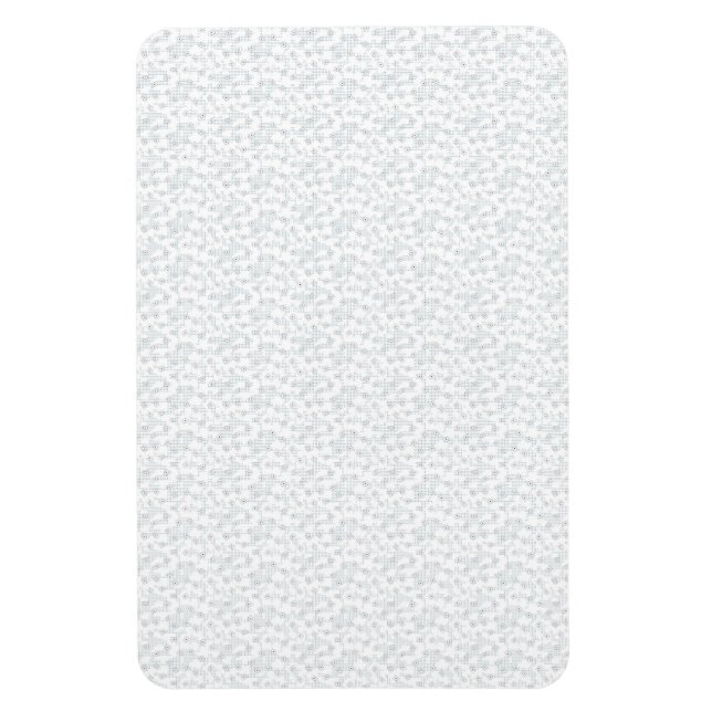 Eine komplett weiße, funkellose Oberfläche füllt d Magnet (Vertikal)