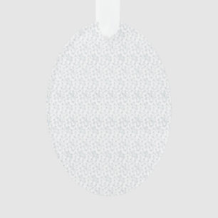 Eine komplett weiße, funkellose Oberfläche füllt d Ornament